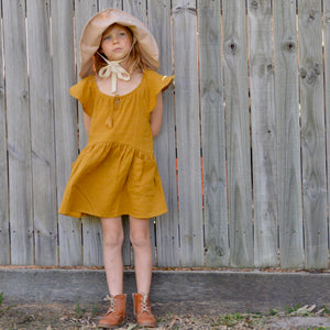 Gracie Dress - Mustard