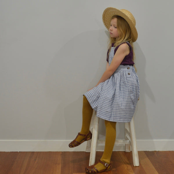 charlotte pinafore dress 6x blue Charlotte Pinafore