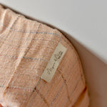 The Pale Pink Large Check Fitted Sheet