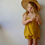 Jane Romper - Mustard Rib